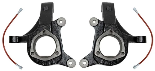 2007-2015 Chevy & GMC 1500 2wd 3" MaxTrac Lift Spindles W/ Extended Brake Lines - 701330BL