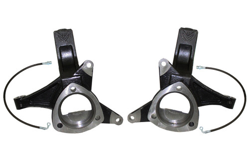 2007-2015 Chevy & GMC 1500 2wd 4.5" MaxTrac Lift Spindles W/ Extended Brake Lines - 701345