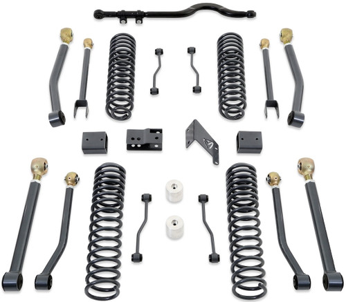 2007-2018 Jeep Wrangler JK 2wd/4wd 4.5" MaxTrac Coil Lift Kit W/ Front Track Bar & Adj. Arms - K889745A