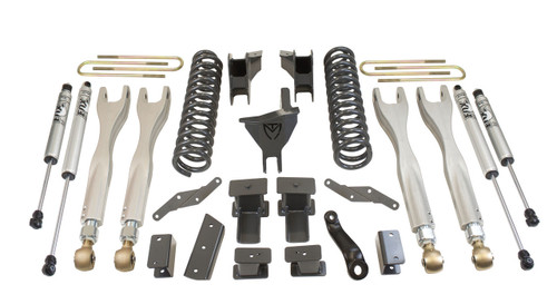 2017-2022 Ford F250/350 S.D. 4wd 6" MaxTrac Forged Four Link Lift Kit W/ FOX Shocks - K883362F-4L
