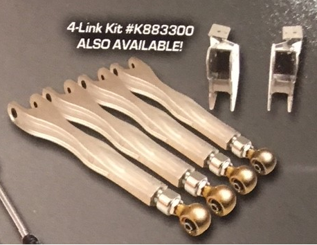 2017 Ford F250/350 4wd MaxTrac Front Forged Four Link Upgrade Kit - K883300-4L