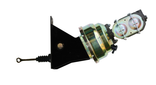 8" Dual Power Booster - 1" Bore Master (Zinc) - LEED Brakes B83