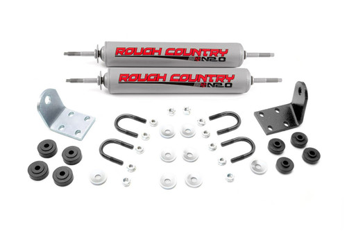 1977-1979 Ford Bronco and F-100/F-150 4wd Dual Steering Stabilizer - Rough Country 87336.20