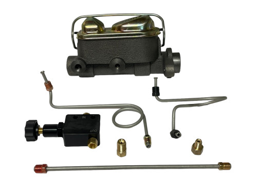 Manual Hydraulic Kit W/ Pre-Bent Lines & Adjustable Combination Valve - LEED Brakes FC0029HK