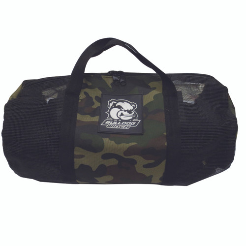 Storage Bag, Camo Mesh Duffle, 26L X 10"D - Bulldog Winch 20337