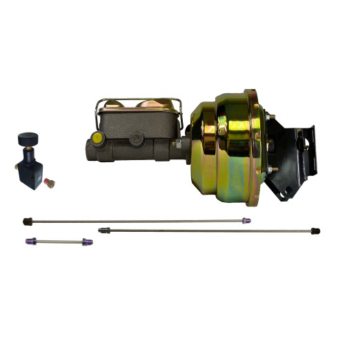 Power Hydraulic Kit W/ Brake Lines & Adjustable Valve - LEED Brakes PBKT2003-1