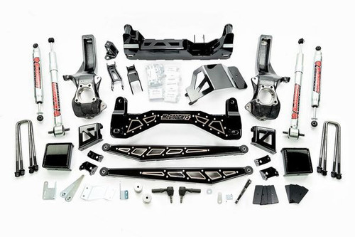2019-2023 Chevy & GMC 1500 4wd 7-9" McGaughys Black SS Lift Kit -  McGaughys 50797