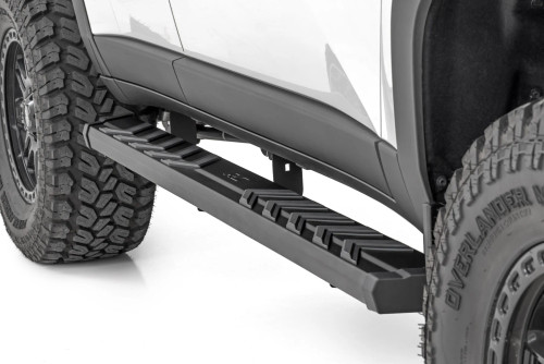 BA2 Running Boards Side Step Bars Toyota Land Cruiser 4WD - Rough Country 41014