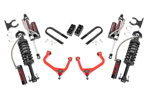 3.5 Inch Lift Kit | Vertex | Chevy Silverado 1500 2WD/4WD - Rough Country 110450RED