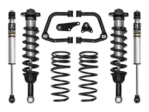 Toyota Tacoma 1.25-3in Stage 2 Tubular Lift Kit w/ Triple Rate Springs - ICON K53292TS