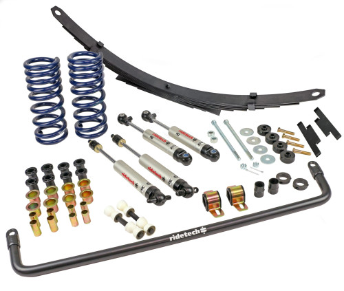 Ridetech 63-82 Chevy Corvette Streetgrip Suspension System W/ HQ Shocks & Steel Leaf Spring