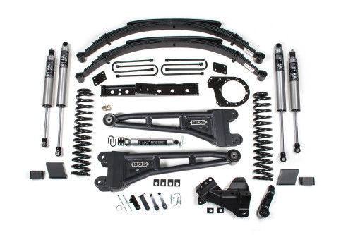BDS Suspension BDS2259PS Ford F250/F350 SRW 4wd 7" Radius Arm Suspension Lift Kit