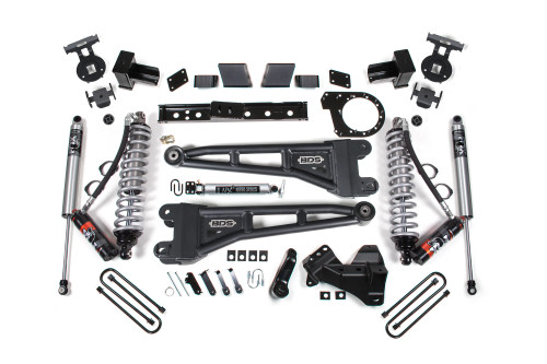 BDS Suspension BDS2258PPS Ford F250/F350 SRW 4wd 7" Radius Arm Suspension Lift Kit