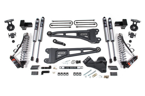 BDS Suspension BDS1976FPE 2017-2019 Ford F350 4wd Dually 4" Radius Arm Suspension Lift Kit