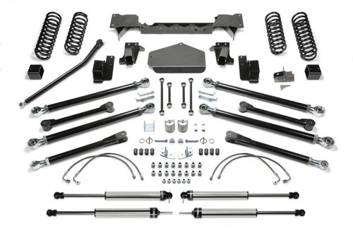 Fabtech 07-18 Jeep JK 4WD 4-Door 3" Crawler System w/DL Shocks - K4058DL
