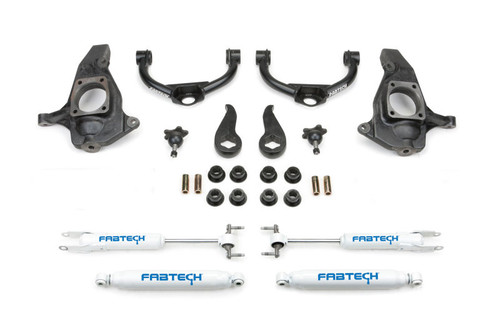 Fabtech 11-19 GM 2500HD/3500HD 4" Ultimate System w/Perf. Shocks - K1055