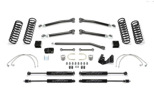 Fabtech 07-18 Jeep JK 4WD 2-Door 3" Trail II System w/Stealth Shocks - K4051M