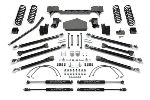 Fabtech 07-18 Jeep JK 4WD 4-Door 3" Crawler System w/Stealth Shocks - K4058M