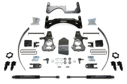 Fabtech 14-18 GM 1500 w/OE Forged UCA 6" Lift Kit w/Stealth Shocks - K1067M