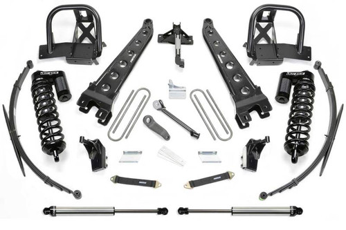 Fabtech 11-16 Ford F-250/350 4WD 8" Radius Arm System w/DL Shocks 4.0 Coilovers & Rear DL Shocks - K2143DL