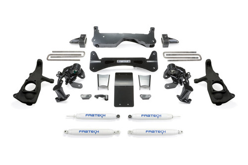 Fabtech 11-19 GM 2500HD 2WD/4WD 6" RTS System w/Perf. Shocks - K1046