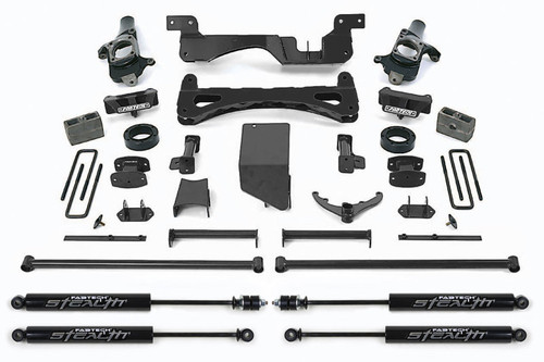 Fabtech 01-10 GM 2500HD 3500 Non Dually 6" Lift Kit w/Stealth Shocks - K1014M