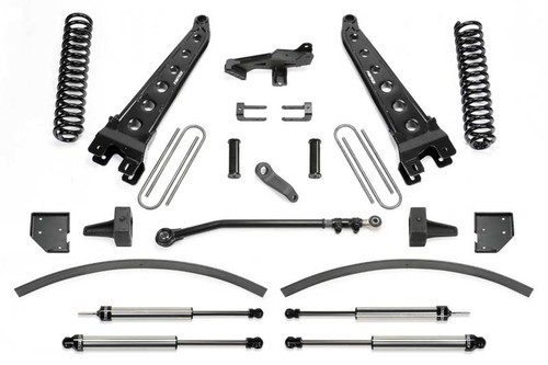 Fabtech 17-20 Ford F-250/350 4WD Diesel 8in Radius Arm Lift Kit w/ DL Shocks - K2265DL