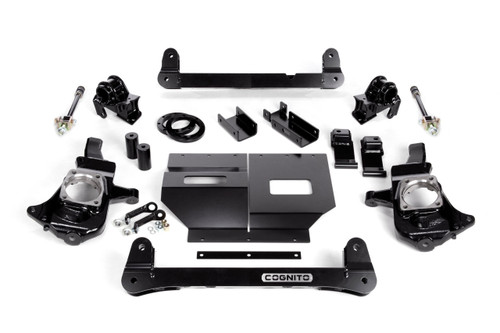 2011-2019 Chevy & GMC 2500HD/3500HD 4wd 4"-6" Lift Non-Torsion Drop Front Kit - Cognito 110-K0500