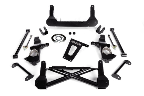 2007-2016 Chevy & GMC 1500 2wd Non-Stabilitrak W/ Cast Steel Arms 10-12" Lift Front Suspension Kit - Cognito 110-K0567