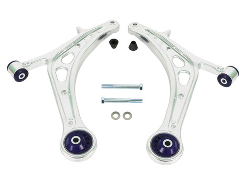 SuperPro 2008 Subaru Impreza WRX STI Front Lower Alloy Control Arm Kit (+Caster) - ALOY0015K