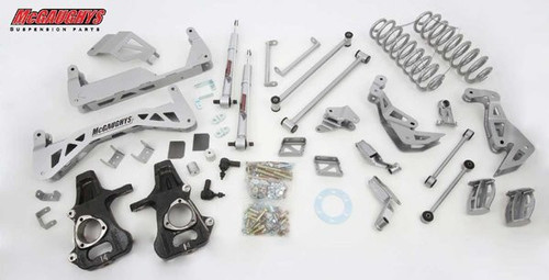 2019-2020 GM SUV Auto Ride 4wd 7" Premium Silver Lift Kit - McGaughys 50816