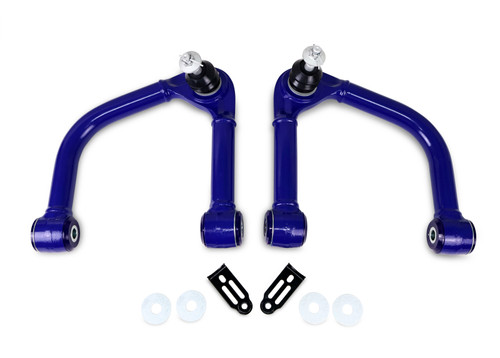 SuperPro 22-23 Toyota Tundra Fixed Offset Front Upper Control Arm Set - TRC6740
