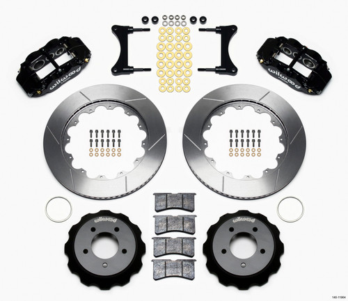 Wilwood Narrow Superlite 6R Front Hat Kit 14.00in 93-96 Mazda RX7 - 140-11964