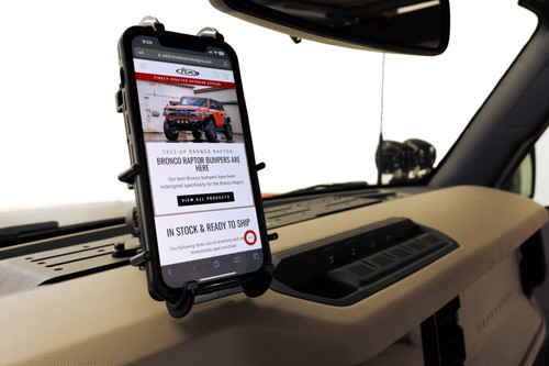 Addictive Desert Designs 21-23 Ford Bronco & Bronco Raptor Digital Device Dash Mount - AC2302601NA