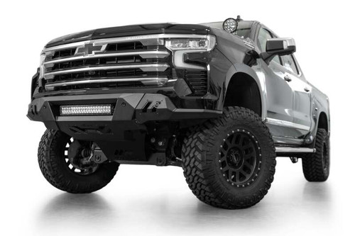 Addictive Desert Designs Chevrolet Silverado 1500 Black Label Front Bumper - F140300010103