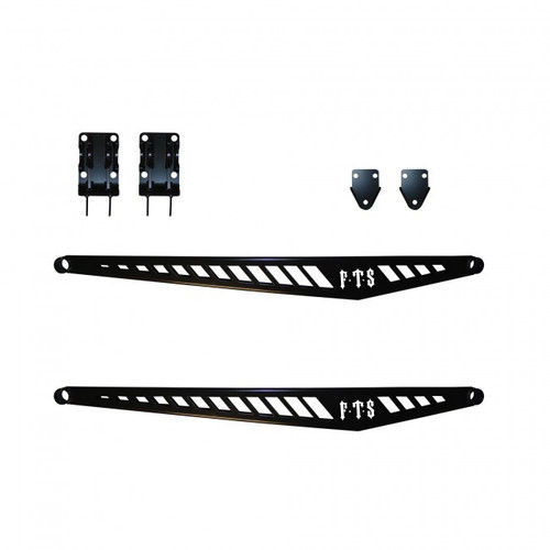 2020-2023 Chevy & GMC 3500HD Dually Fabricated Rear Traction Bars - Full Throttle