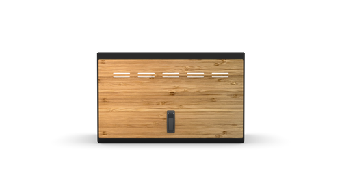 Flatline Van Company 24" Upper Cabinet Black - Bamboo Door - TR5015B