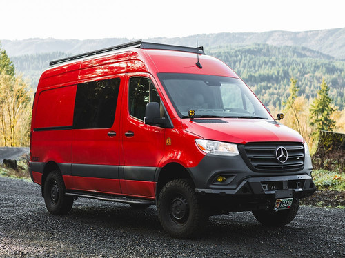 Flatline Van Company Sprinter 144" High Roof Low Pro + F80 Kit - SP0119B