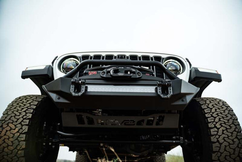 Jeep Wrangler JK/JL & Gladiator JT FS-1 Series Stubby Front Bumper - DV8 Offroad FBJL-11