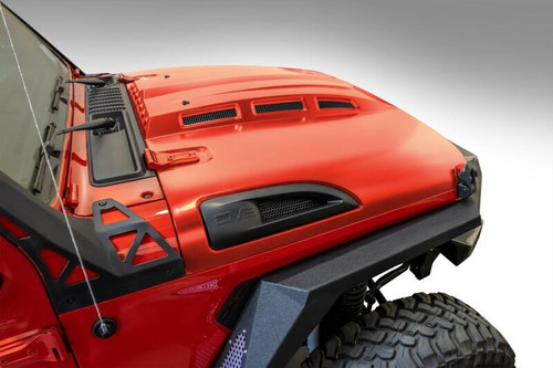 Jeep JL & Jeep JT Heat Dispersion Hood - DV8 Offroad HDMBJL-01
