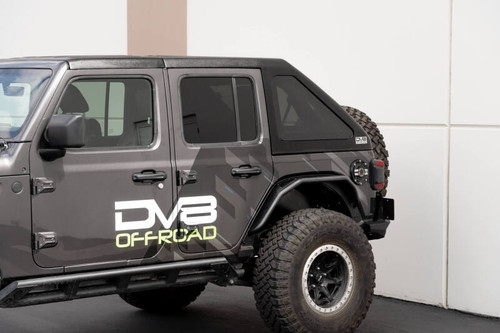 Jeep JL 4 Door Razor Series Fastback Hard Top - DV8 Offroad HTJL02-B