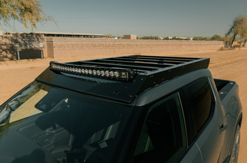Rivian R1T Roof Rack w/ Light Pocket - Rago Fabrication AC940890103