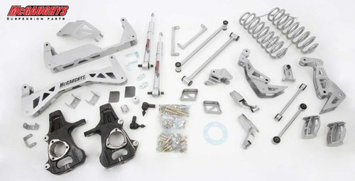 2007-10 GM SUV 1/2 Ton (4WD, Auto Leveling) 7" Lift Kit (silver powder-coat)