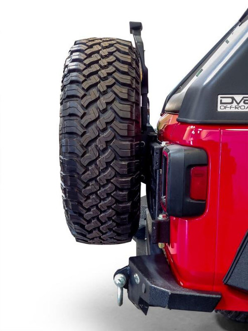 Jeep JL Hinge Mounted Tire Carrier - DV8 Offroad TCJL-03