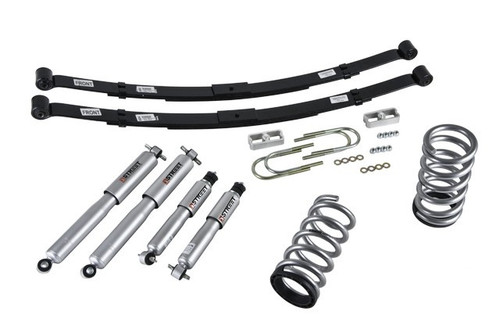 1999-2004 GMC Sonoma 2WD (6 Cyl) 3/4" Lowering Kit w/ Street Performance Shocks - Belltech 574SP