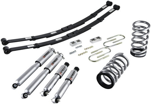 1995-1997 GMC Jimmy 2wd (6 Cyl) 2/4" Lowering Kit w/ Street Performance Shocks - Belltech 573SP