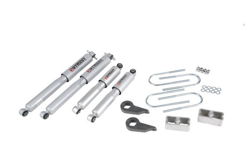 1982-2004 GMC Sonoma Pickup 4wd 1/2" Lowering Kit w/ Street Performance Shocks - Belltech 635SP