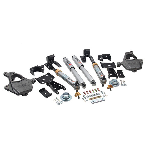 2016.5-2018 Chevy Silverado 1500 2WD (Std Cab) 2/4" Lowering Kit w/ Street Performance Shocks - Belltech 1011SP