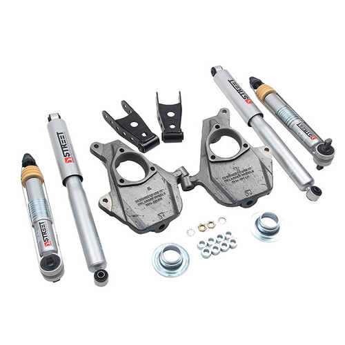 2016.5-2018 GMC Sierra 1500 2wd/4wd 2/2" Lowering Kit w/ Street Performance Shocks - Belltech 1010SP