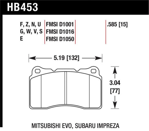 Hawk HT-10 Race Front Bra - HAWKHB453S.585